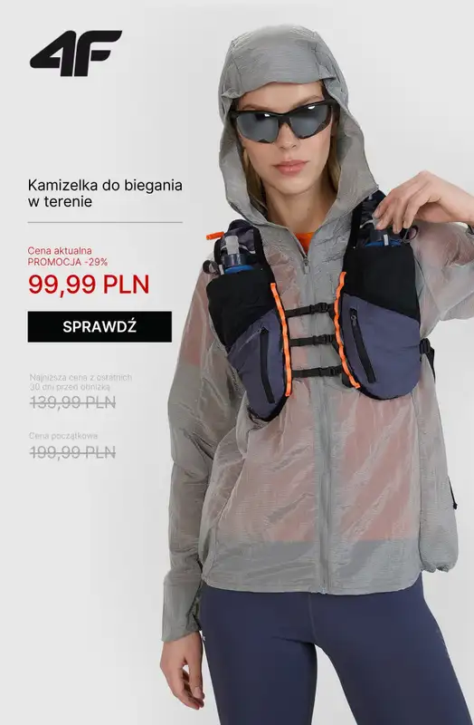 4F - gazetka promocyjna Biegowe okazje od wtorku 07.10  - strona 7