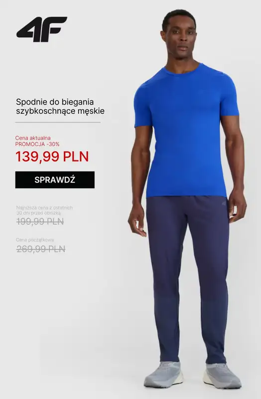 4F - gazetka promocyjna Biegowe okazje od wtorku 07.10  - strona 9