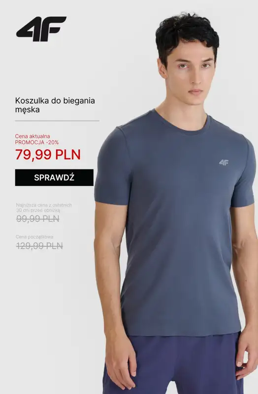 4F - gazetka promocyjna Biegowe okazje od wtorku 07.10  - strona 8