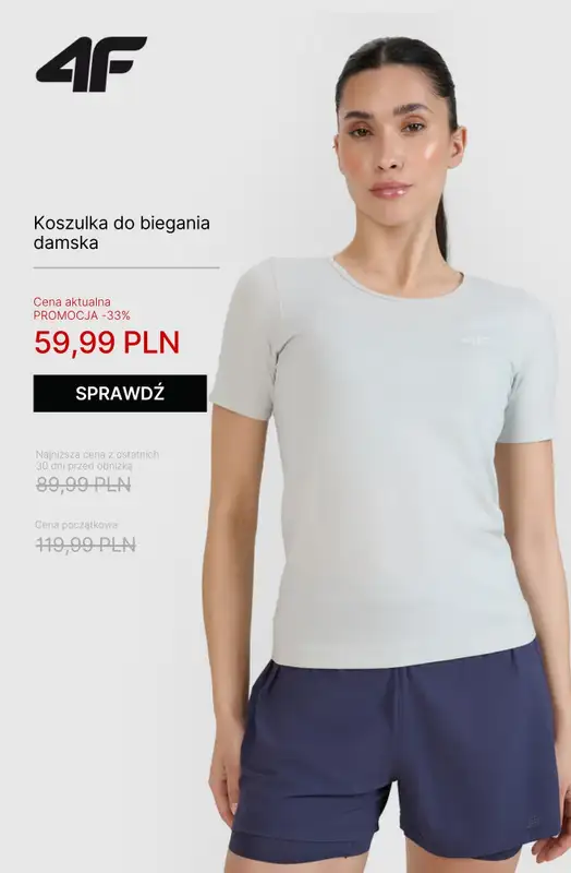 4F - gazetka promocyjna Biegowe okazje od wtorku 07.10  - strona 2