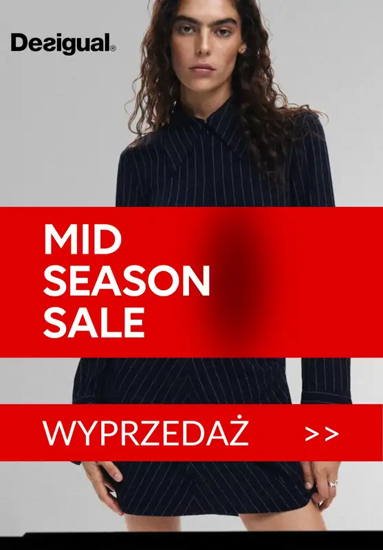#Moda na jesień - gazetka promocyjna Desigual | Mid Season Sale od wtorku 07.10 