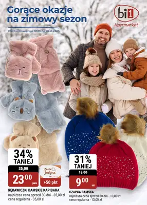 bi1 - gazetka promocyjna Katalog Gorące okazje na zimowy sezon od środy 08.10 do wtorku 28.10 bi1 - gazetka promocyjna Katalog Gorące okazje na zimowy sezon od środy 08.10 do wtorku 28.10