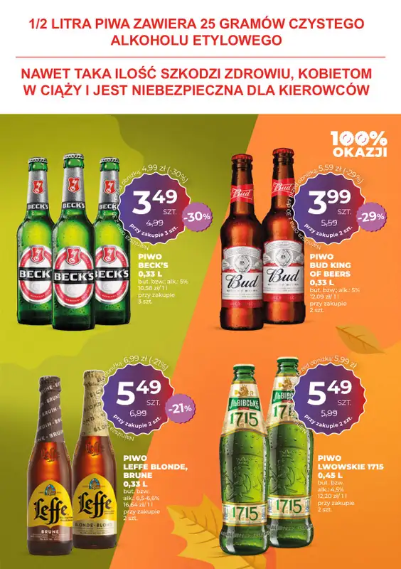 Duży Ben - gazetka promocyjna Gazetka piwna od środy 08.10 do wtorku 21.10 - strona 6