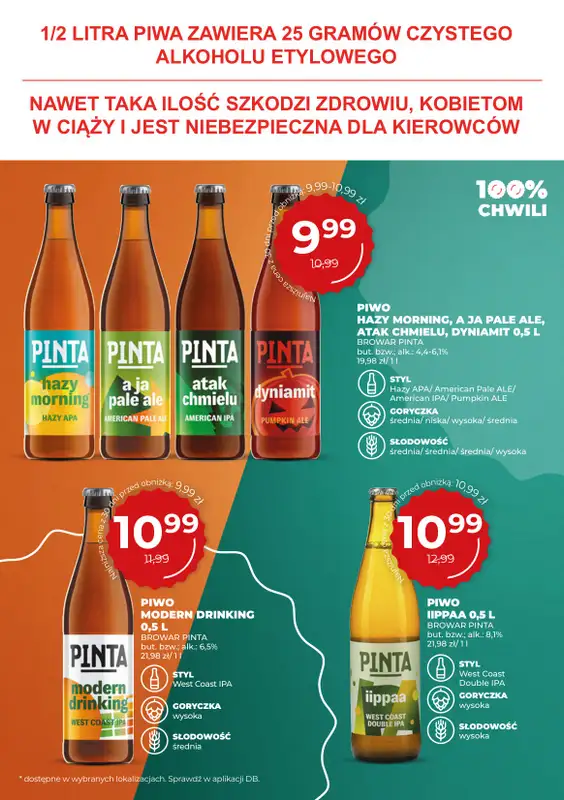 Duży Ben - gazetka promocyjna Gazetka piwna od środy 08.10 do wtorku 21.10 - strona 12