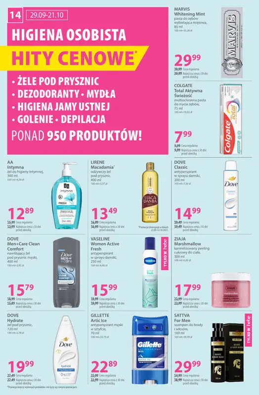 Hebe - gazetka promocyjna Gazetka od środy 08.10 do wtorku 21.10 - strona 14