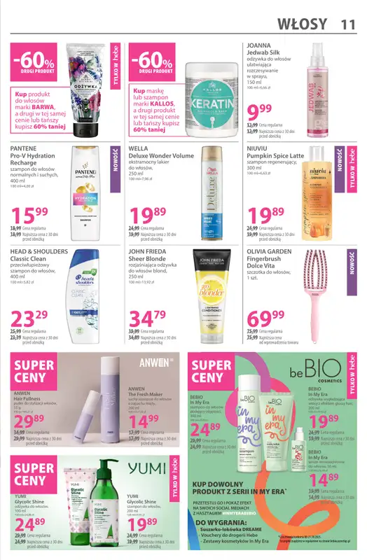Hebe - gazetka promocyjna Gazetka od środy 08.10 do wtorku 21.10 - strona 11