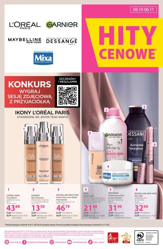 Hebe - gazetka promocyjna Gazetka od środy 08.10 do wtorku 21.10 - strona 22
