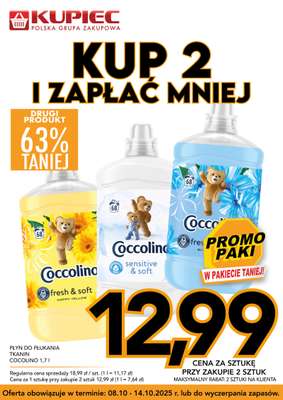 Kupiec - gazetka promocyjna Promopaki od środy 08.10 do wtorku 14.10