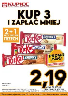 Kupiec - gazetka promocyjna Promopaki od środy 08.10 do wtorku 14.10 - strona 5 Kupiec - gazetka promocyjna Promopaki od środy 08.10 do wtorku 14.10 - strona 5