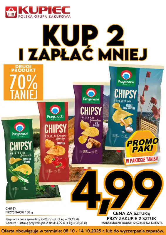 Kupiec - gazetka promocyjna Promopaki od środy 08.10 do wtorku 14.10 - strona 8