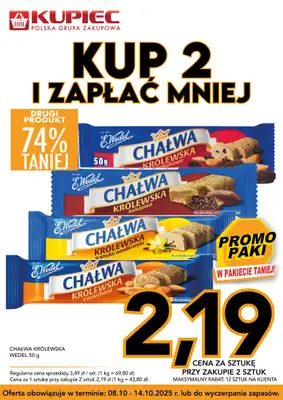 Kupiec - gazetka promocyjna Promopaki od środy 08.10 do wtorku 14.10 - strona 10 Kupiec - gazetka promocyjna Promopaki od środy 08.10 do wtorku 14.10 - strona 10