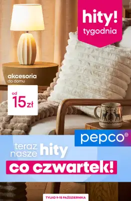 Pepco - gazetka promocyjna Hity tygodnia od czwartku 09.10 do środy 15.10 Pepco - gazetka promocyjna Hity tygodnia od czwartku 09.10 do środy 15.10