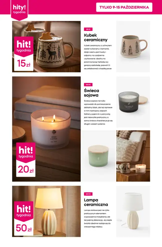 Pepco - gazetka promocyjna Hity tygodnia od czwartku 09.10 do środy 15.10 - strona 2