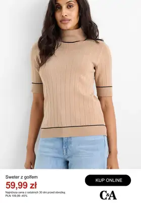 C&A - gazetka promocyjna Do -50% na swetry od środy 08.10  - strona 10 C&A - gazetka promocyjna Do -50% na swetry od środy 08.10  - strona 10