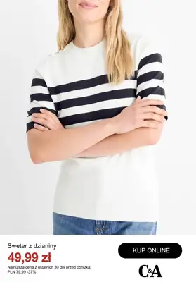 C&A - gazetka promocyjna Do -50% na swetry od środy 08.10  - strona 2 C&A - gazetka promocyjna Do -50% na swetry od środy 08.10  - strona 2