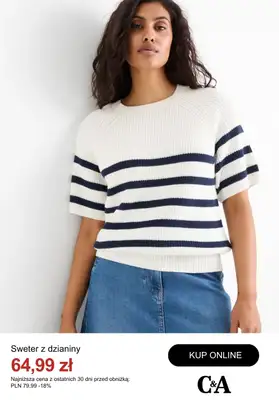 C&A - gazetka promocyjna Do -50% na swetry od środy 08.10  - strona 7 C&A - gazetka promocyjna Do -50% na swetry od środy 08.10  - strona 7