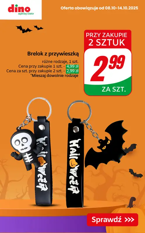 Dino - gazetka promocyjna Przygotuj się na Halloween! od czwartku 09.10 do wtorku 14.10 - strona 7