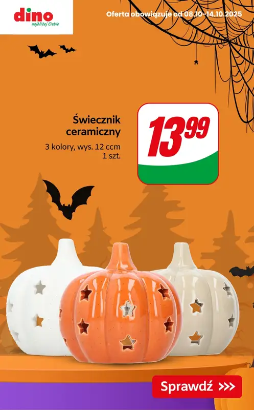 Dino - gazetka promocyjna Przygotuj się na Halloween! od czwartku 09.10 do wtorku 14.10 - strona 5