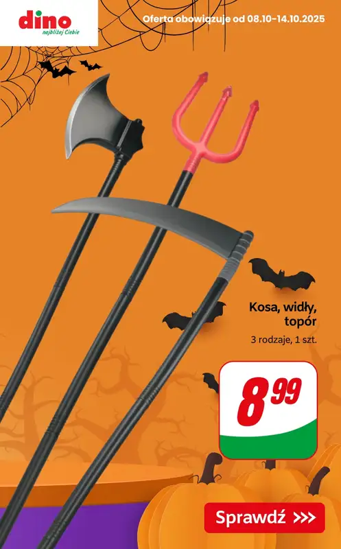 Dino - gazetka promocyjna Przygotuj się na Halloween! od czwartku 09.10 do wtorku 14.10 - strona 2