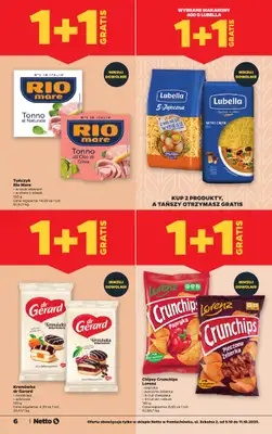 Netto - gazetka promocyjna Pomiechówek, ul. Szkolna 2 - Wielkie otwarcie już w CZWARTEK 9.10! od czwartku 09.10 do soboty 11.10 - strona 6 Netto - gazetka promocyjna Pomiechówek, ul. Szkolna 2 - Wielkie otwarcie już w CZWARTEK 9.10! od czwartku 09.10 do soboty 11.10 - strona 6