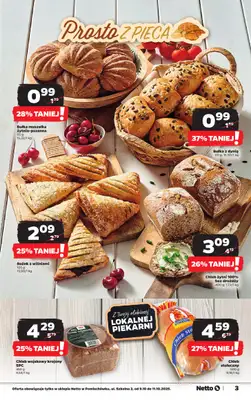Netto - gazetka promocyjna Pomiechówek, ul. Szkolna 2 - Wielkie otwarcie już w CZWARTEK 9.10! od czwartku 09.10 do soboty 11.10 - strona 3 Netto - gazetka promocyjna Pomiechówek, ul. Szkolna 2 - Wielkie otwarcie już w CZWARTEK 9.10! od czwartku 09.10 do soboty 11.10 - strona 3