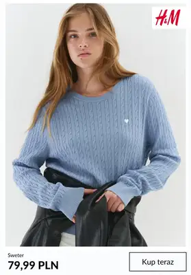 H&M - gazetka promocyjna Damskie swetry na chłodniejsze dni od środy 08.10  - strona 3 H&M - gazetka promocyjna Damskie swetry na chłodniejsze dni od środy 08.10  - strona 3