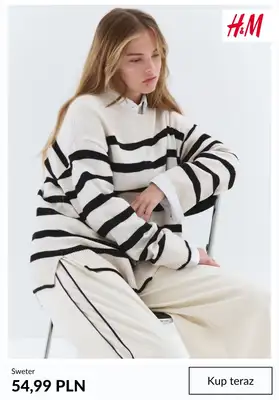 H&M - gazetka promocyjna Damskie swetry na chłodniejsze dni od środy 08.10  - strona 8 H&M - gazetka promocyjna Damskie swetry na chłodniejsze dni od środy 08.10  - strona 8