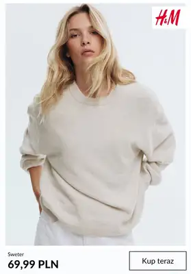 H&M - gazetka promocyjna Damskie swetry na chłodniejsze dni od środy 08.10  - strona 4 H&M - gazetka promocyjna Damskie swetry na chłodniejsze dni od środy 08.10  - strona 4