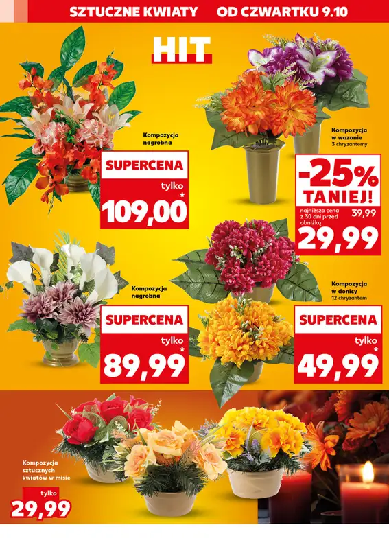 Kaufland - gazetka promocyjna Oferta Kaufland - Znicze od czwartku 09.10 do środy 15.10 - strona 14
