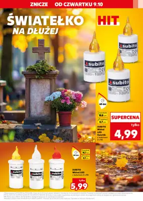Kaufland - gazetka promocyjna Oferta Kaufland - Znicze od czwartku 09.10 do środy 15.10 - strona 11