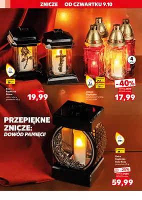 Kaufland - gazetka promocyjna Oferta Kaufland - Znicze od czwartku 09.10 do środy 15.10 - strona 6