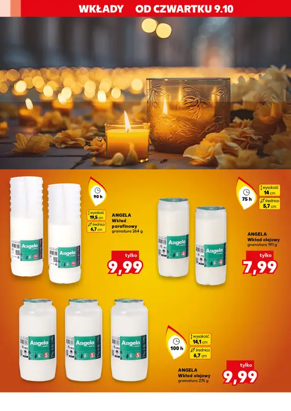 Kaufland - gazetka promocyjna Oferta Kaufland - Znicze od czwartku 09.10 do środy 15.10 - strona 18