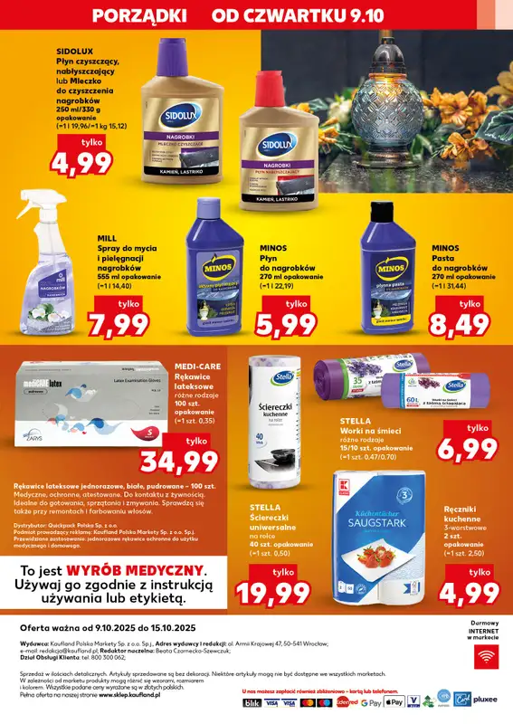Kaufland - gazetka promocyjna Oferta Kaufland - Znicze od czwartku 09.10 do środy 15.10 - strona 20