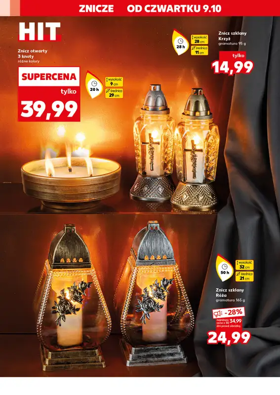 Kaufland - gazetka promocyjna Oferta Kaufland - Znicze od czwartku 09.10 do środy 15.10 - strona 2