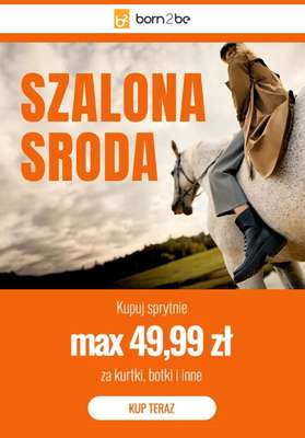 Born2be - gazetka promocyjna Max 49,99 zł za wybrane kurtki, buty i inne od środy 08.10 do piątku 10.10