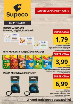 Supeco - gazetka promocyjna Oferta tygodnia od poniedziałku 06.10 do soboty 11.10 - strona 3 Supeco - gazetka promocyjna Oferta tygodnia od poniedziałku 06.10 do soboty 11.10 - strona 3