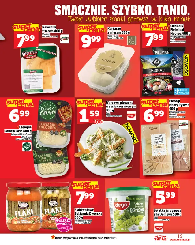 TOPAZ - gazetka promocyjna Gazetka od czwartku 16.10 do środy 22.10 - strona 19