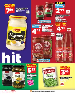 TOPAZ - gazetka promocyjna Gazetka od czwartku 16.10 do środy 22.10 - strona 20 TOPAZ - gazetka promocyjna Gazetka od czwartku 16.10 do środy 22.10 - strona 20