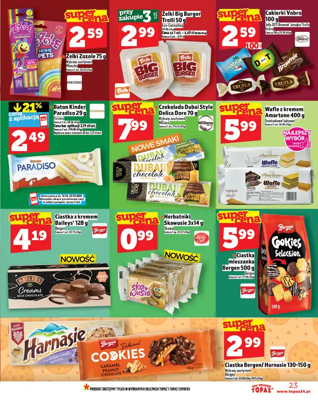 TOPAZ - gazetka promocyjna Gazetka od czwartku 16.10 do środy 22.10 - strona 23