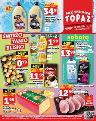 TOPAZ - gazetka promocyjna Gazetka od czwartku 16.10 do środy 22.10