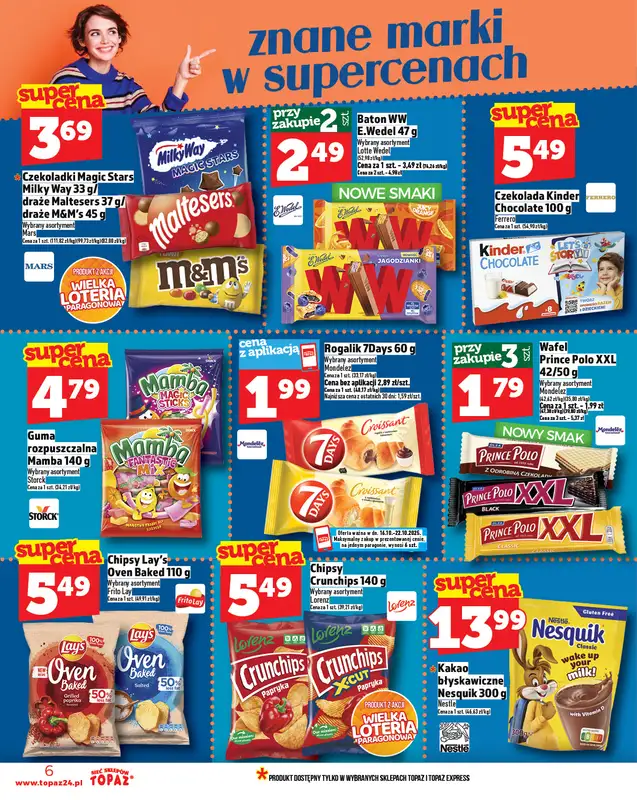 TOPAZ - gazetka promocyjna Gazetka od czwartku 16.10 do środy 22.10 - strona 6