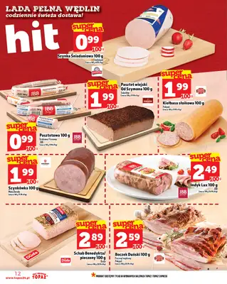 TOPAZ - gazetka promocyjna Gazetka od czwartku 16.10 do środy 22.10 - strona 12 TOPAZ - gazetka promocyjna Gazetka od czwartku 16.10 do środy 22.10 - strona 12