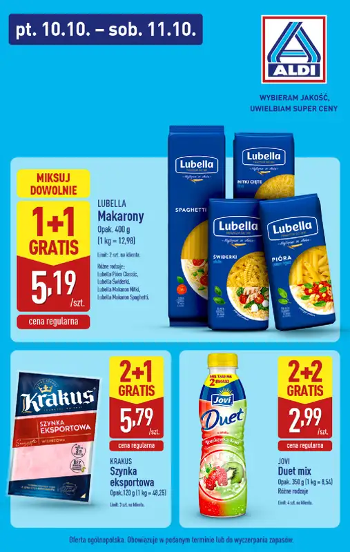 Aldi - gazetka promocyjna Super promocje Aldi! od piątku 10.10 do soboty 11.10 - strona 2