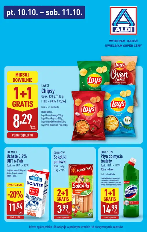 Aldi - gazetka promocyjna Super promocje Aldi! od piątku 10.10 do soboty 11.10