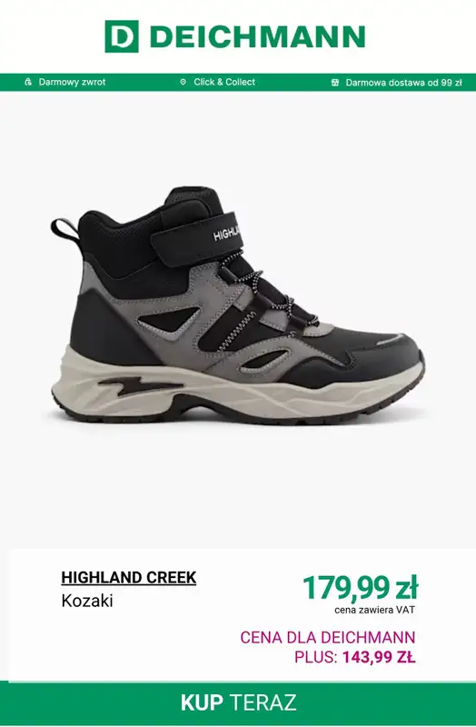 Deichmann - gazetka promocyjna -20% na nieprzecenione buty dziecięce od środy 08.10 do środy 15.10 - strona 10