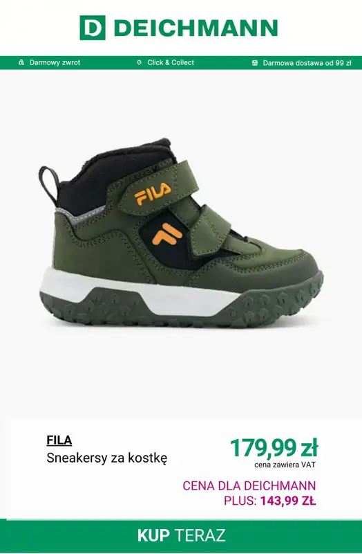 Deichmann - gazetka promocyjna -20% na nieprzecenione buty dziecięce od środy 08.10 do środy 15.10 - strona 5