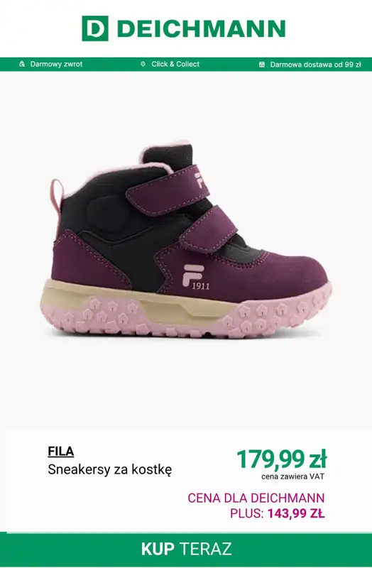Deichmann - gazetka promocyjna -20% na nieprzecenione buty dziecięce od środy 08.10 do środy 15.10 - strona 4