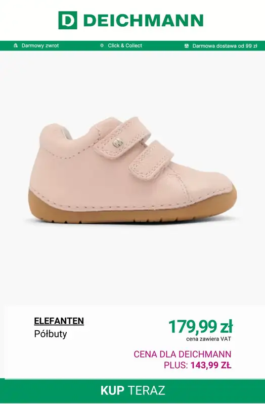 Deichmann - gazetka promocyjna -20% na nieprzecenione buty dziecięce od środy 08.10 do środy 15.10 - strona 8