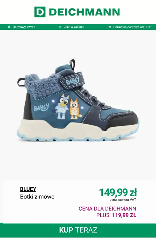 Deichmann - gazetka promocyjna -20% na nieprzecenione buty dziecięce od środy 08.10 do środy 15.10 - strona 3