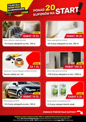 Bricomarche - gazetka promocyjna Ponad 20 kuponów na start od środy 08.10 do piątku 31.10 - strona 2 Bricomarche - gazetka promocyjna Ponad 20 kuponów na start od środy 08.10 do piątku 31.10 - strona 2